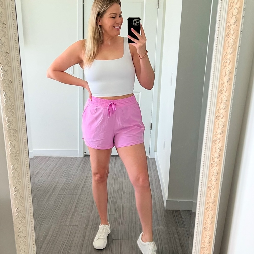 Abercrombie & Fitch Pink Athletic Shorts